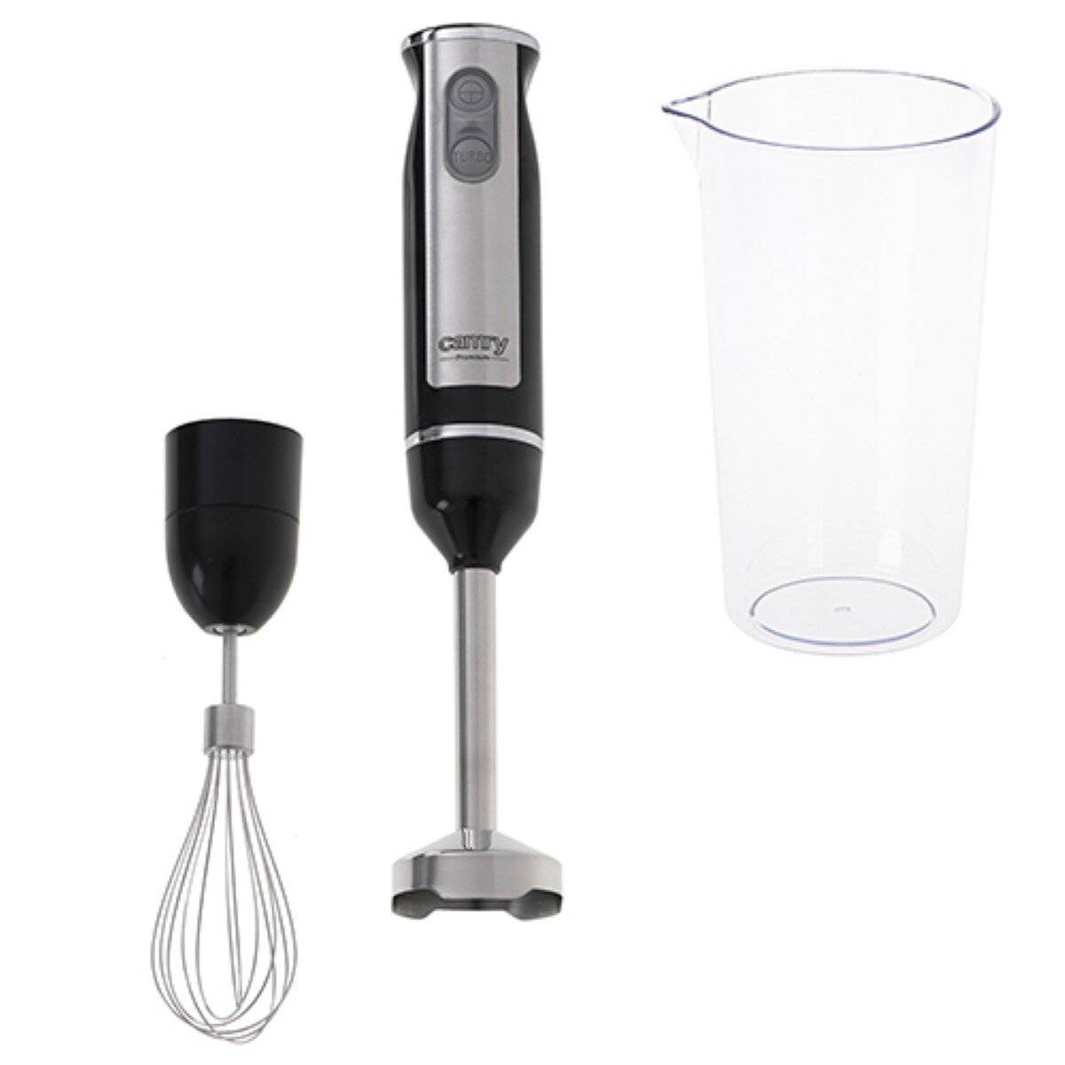 Camry CR 4621 Stabmixer Set - 2-in-1 Pürierstab mit Schneebesen & Becher