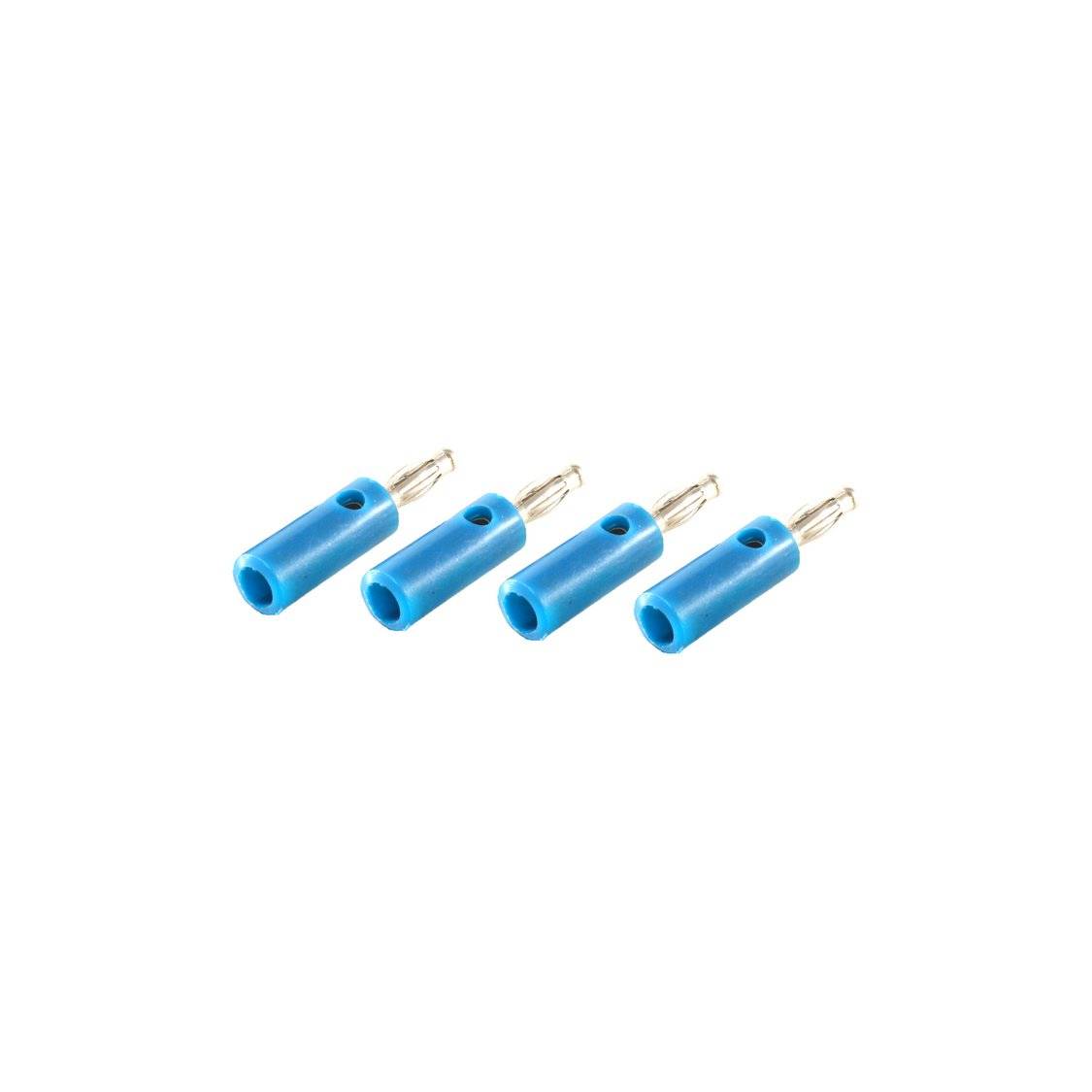 Bananenstecker, VE4, blau