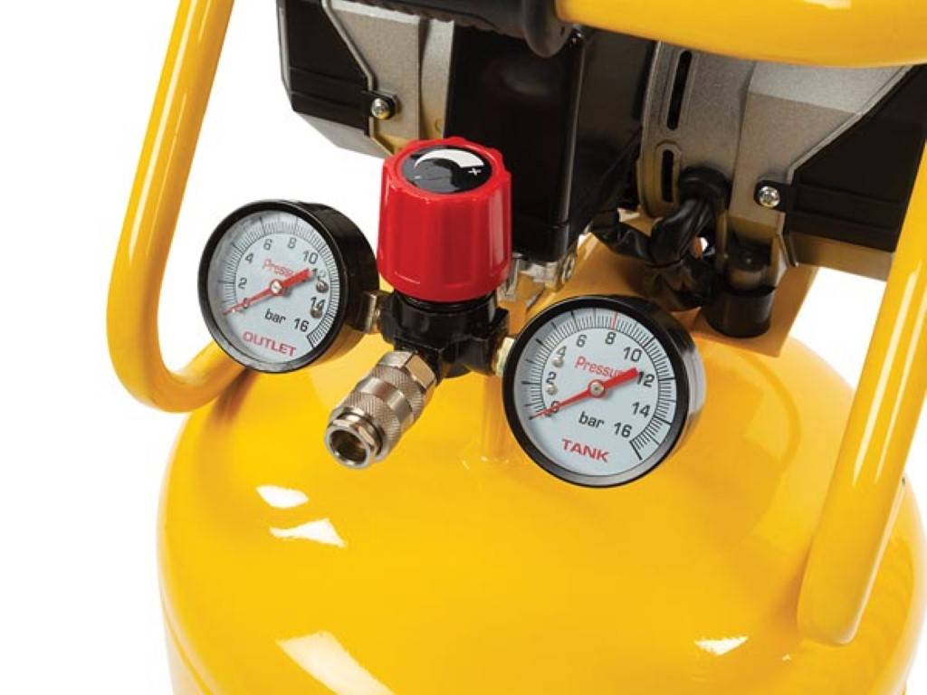 Kompressor - Ölfrei - Vertikal - Geräuschlos - 50 L / 1 hp / 8 bar