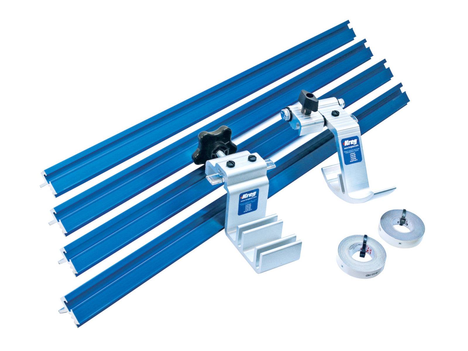 Kreg Schienen-Set mit Anschlägen 8-tlg. (für Kappsägen)