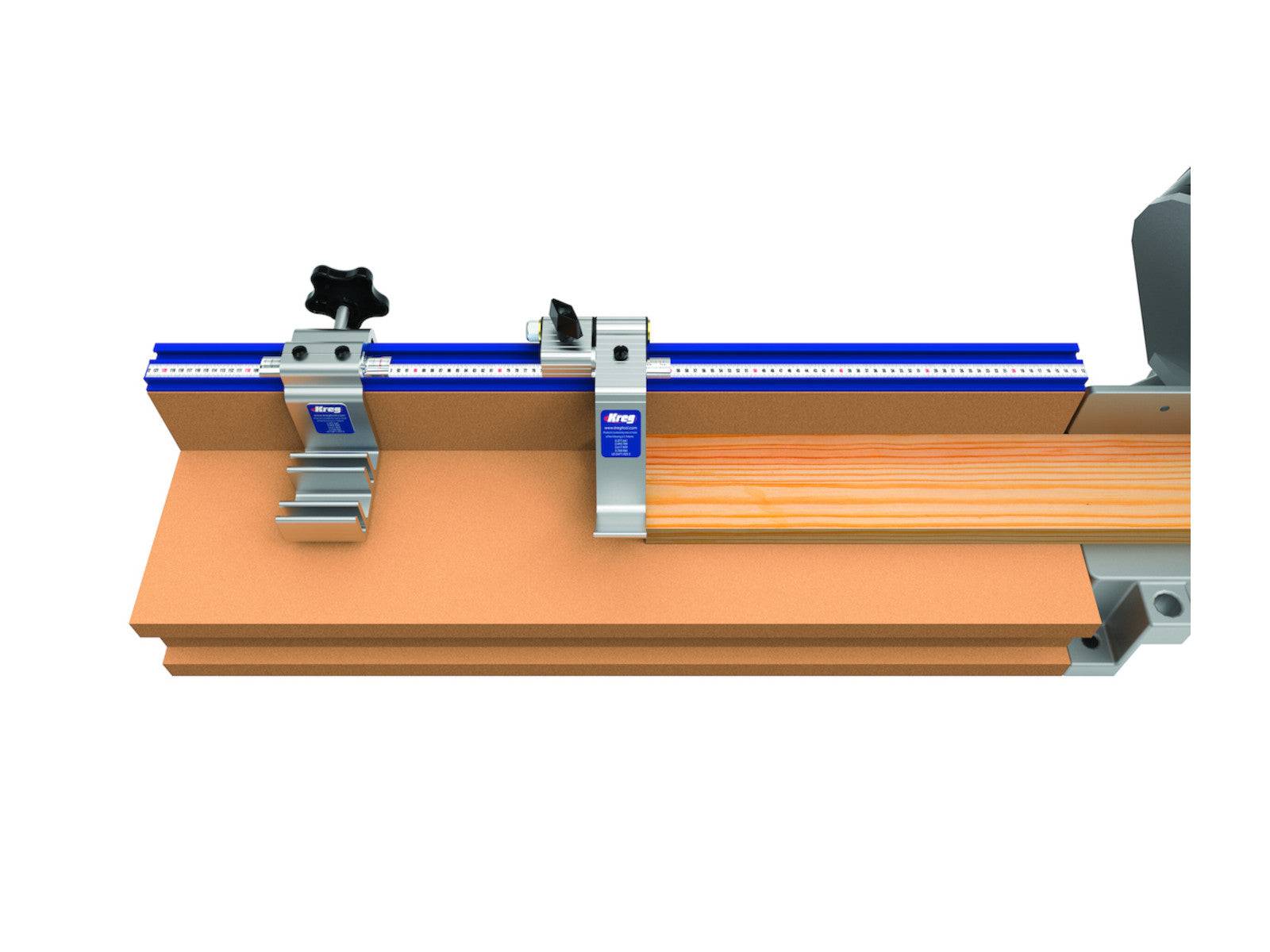 Kreg Schienen-Set mit Anschlägen 8-tlg. (für Kappsägen)