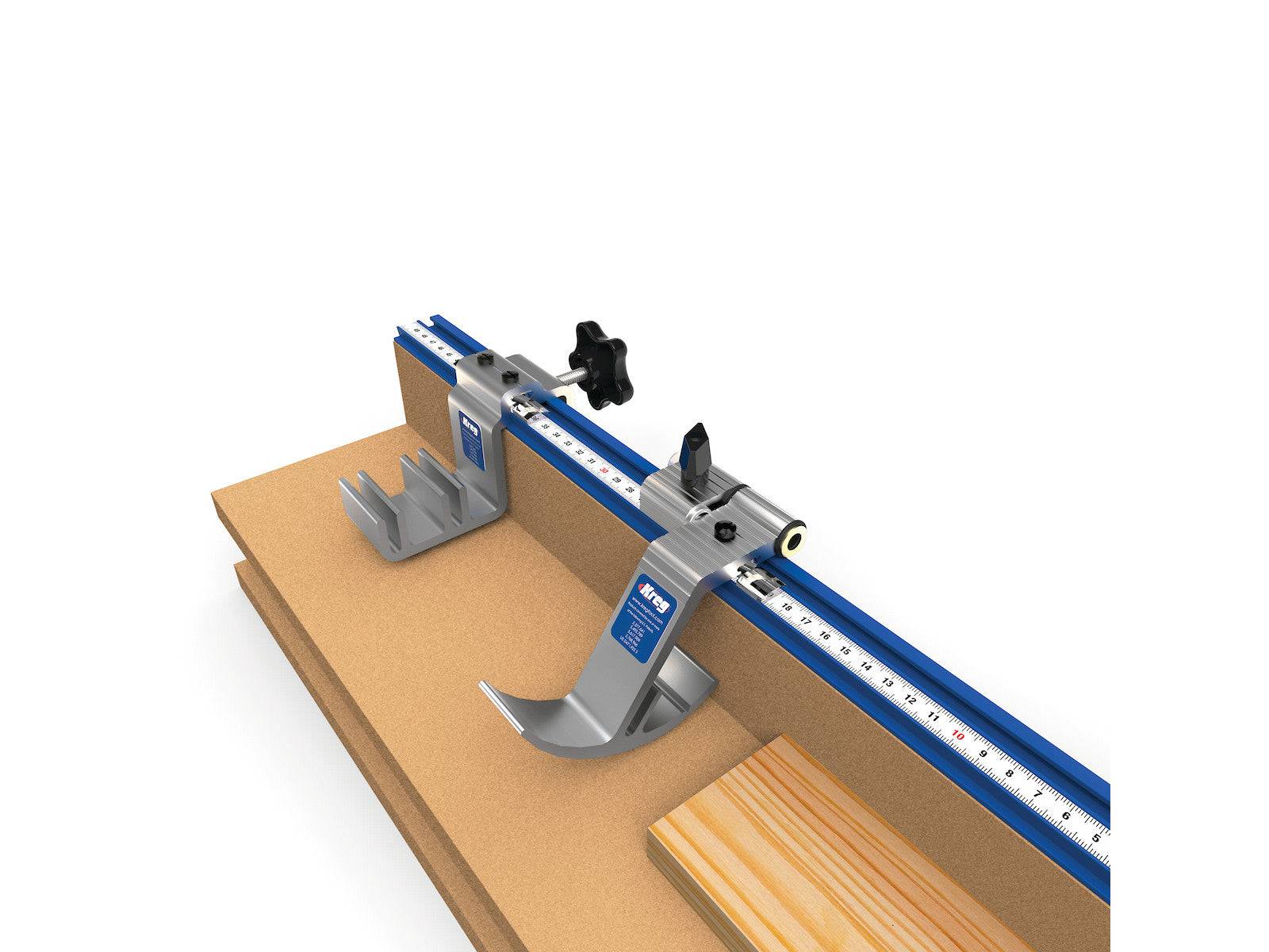 Kreg Schienen-Set mit Anschlägen 8-tlg. (für Kappsägen)