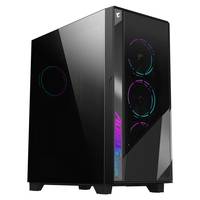 Gigabyte GB-AC500G ST - Midi Tower - PC - Schwarz - ATX - EATX - micro - Mini-ITX - Glas - Midi/Minitower - ATX