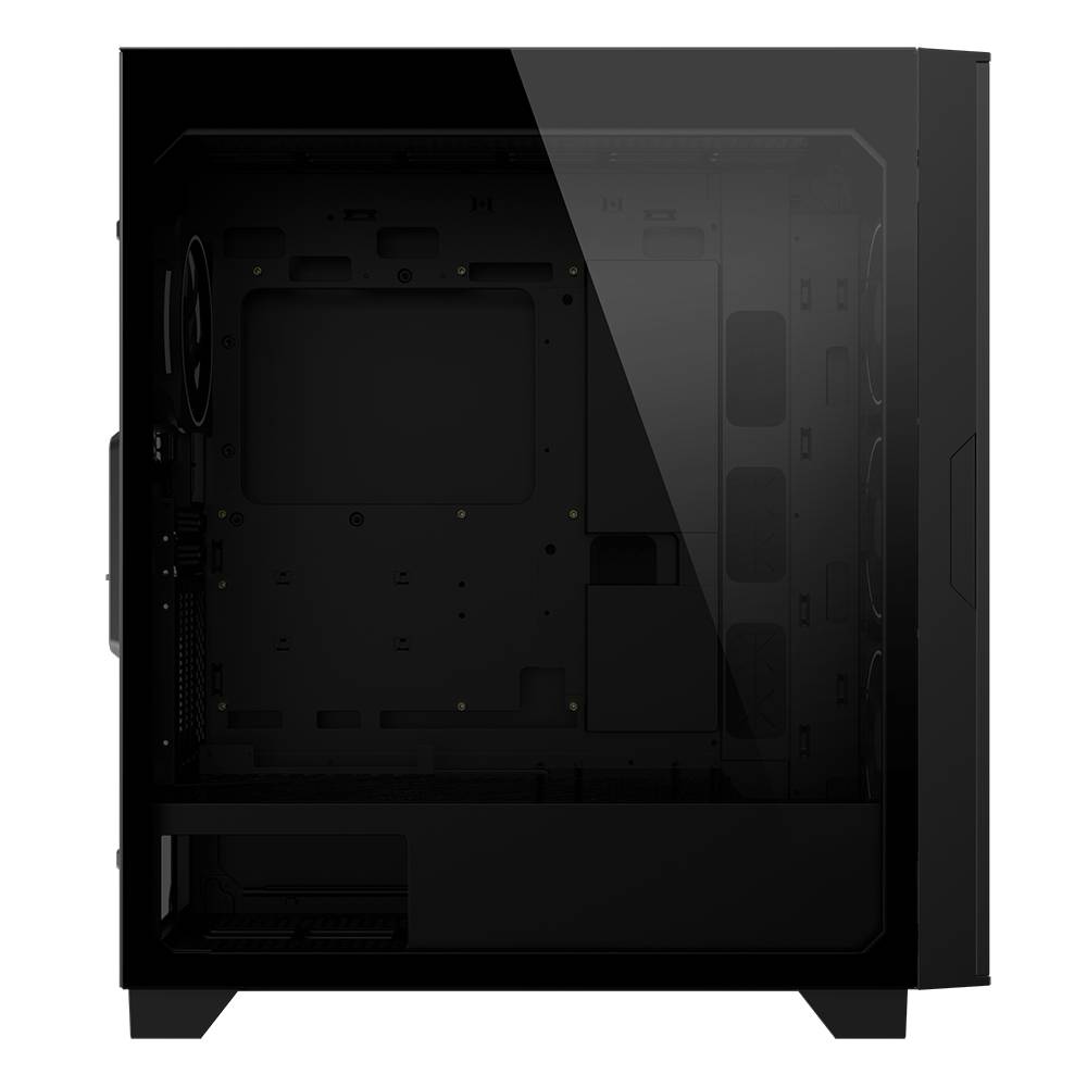 Gigabyte GB-AC500G ST - Midi Tower - PC - Schwarz - ATX - EATX - micro - Mini-ITX - Glas - Midi/Minitower - ATX