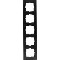 HEINRICH KOPP - Kopp HK07-Abdeckrahmen 5-fach402950006Farbe schwarz matt