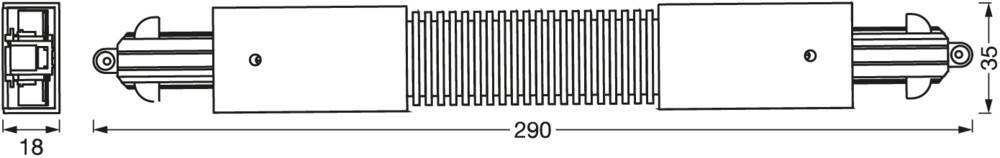 Ledvance fleibler Schienenverbinder TRACK #4058075764088
