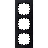 HEINRICH KOPP - Kopp HK07-Abdeckrahmen 3-fach402750000Farbe schwarz matt