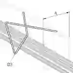 10 Stk. Pflitsch Kabelrückhalter KRH 75 10 Stk. Pflitsch Kabelrückhalter KRH 75
