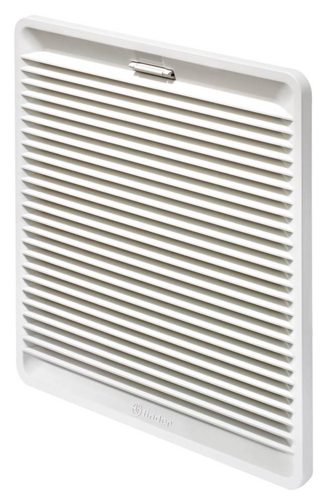 Lüftungsblende mit horizontalen Lamellen.