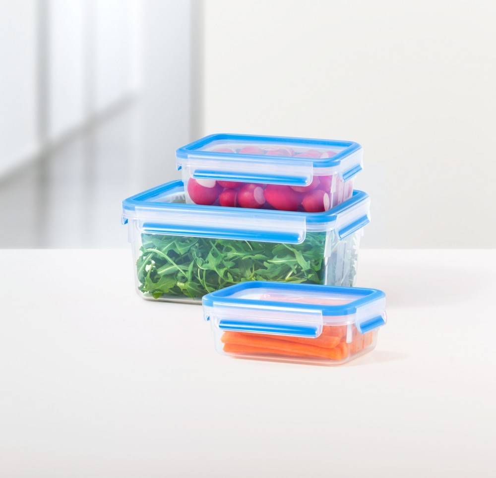 Emsa Frischhaltedosen-Set CLIP CLOSE 3er 1,2L