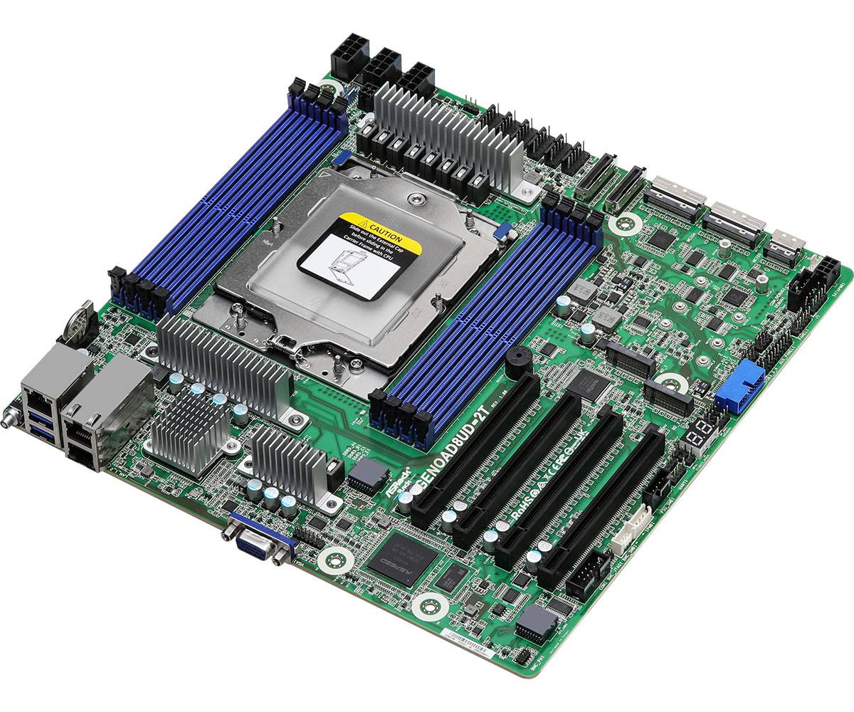 ASRock Rack GENOAD8UD-2T/X550 - Motherboard - Deep Micro ATX
