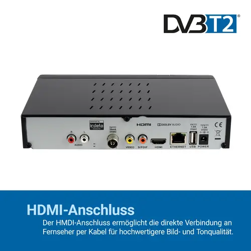 SET-ONE EasyOne 740 HD IR HDTV DVB-T2 Receiver mit freenet TV SET-ONE EasyOne 740 HD IR HDTV DVB-T2 Receiver mit freenet TV