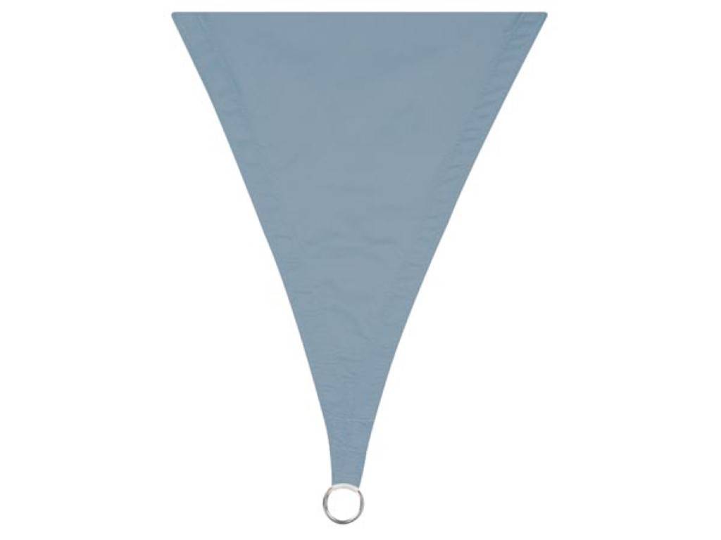 Perel Sonnensegel, wasserabweisend, 2 x 3 m, 160 g/m², Polyester, Rechteck, Hellgrau