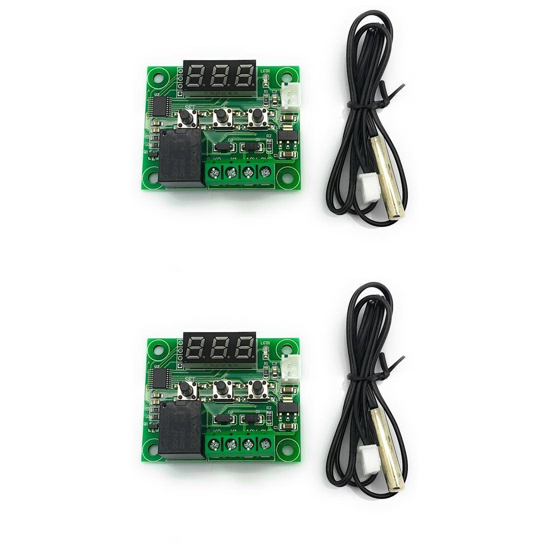 2 x XH-W1209 Digitales Thermostat / Temperaturschalter 12V, frei programmierbar