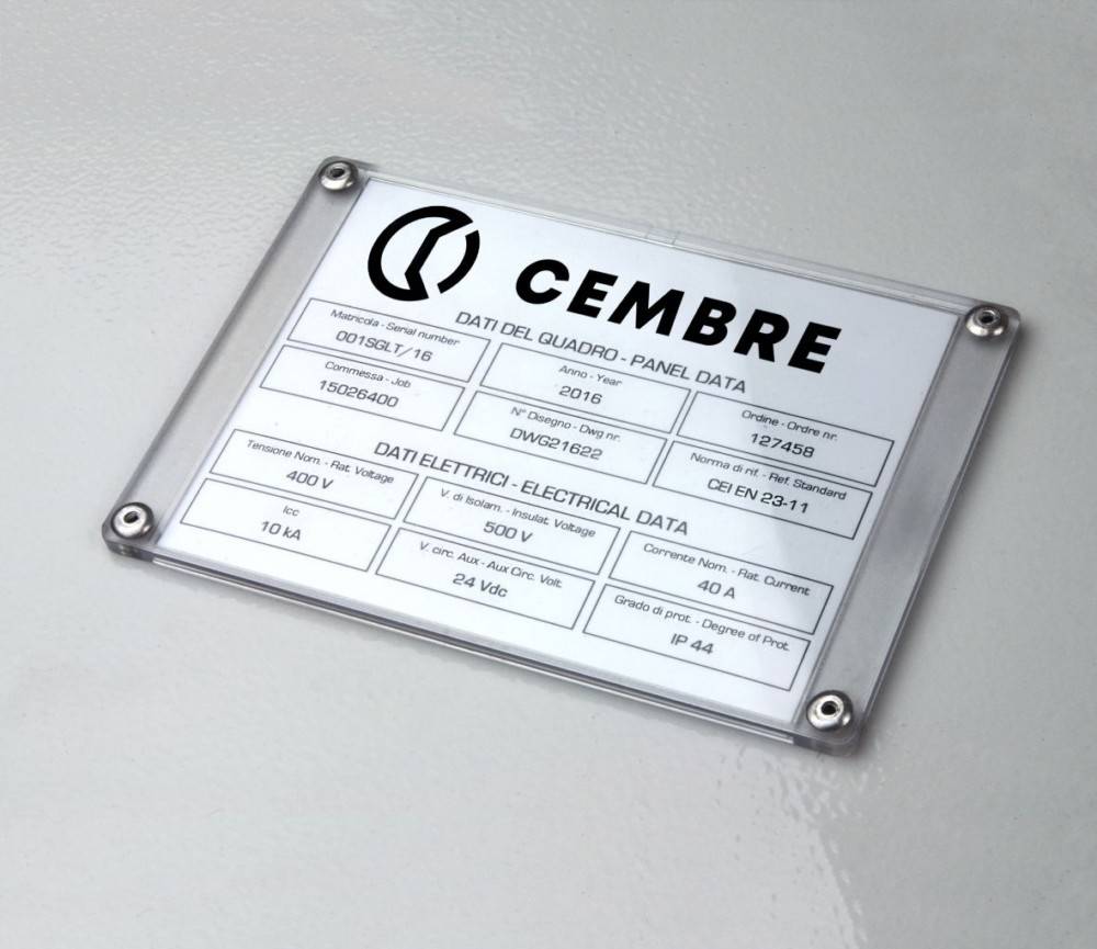 Cembre 48701GY MG-VRT-R PVC 42X78 48701GY