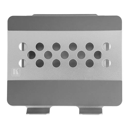 KRAMER KDock-6 - Multiport Adapter (4K@60Hz | Eingang: USB-C female | 2x Ausgang | 7x Datenport | inkl. Halter) - silber