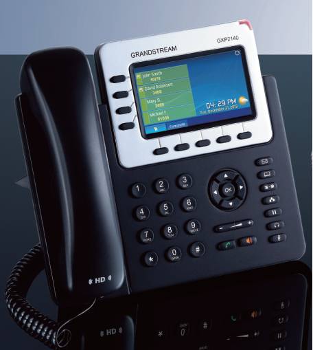 Grandstream Tel. Enterprise - 4x SIP VoIP - GXP-2140 / B-Ware