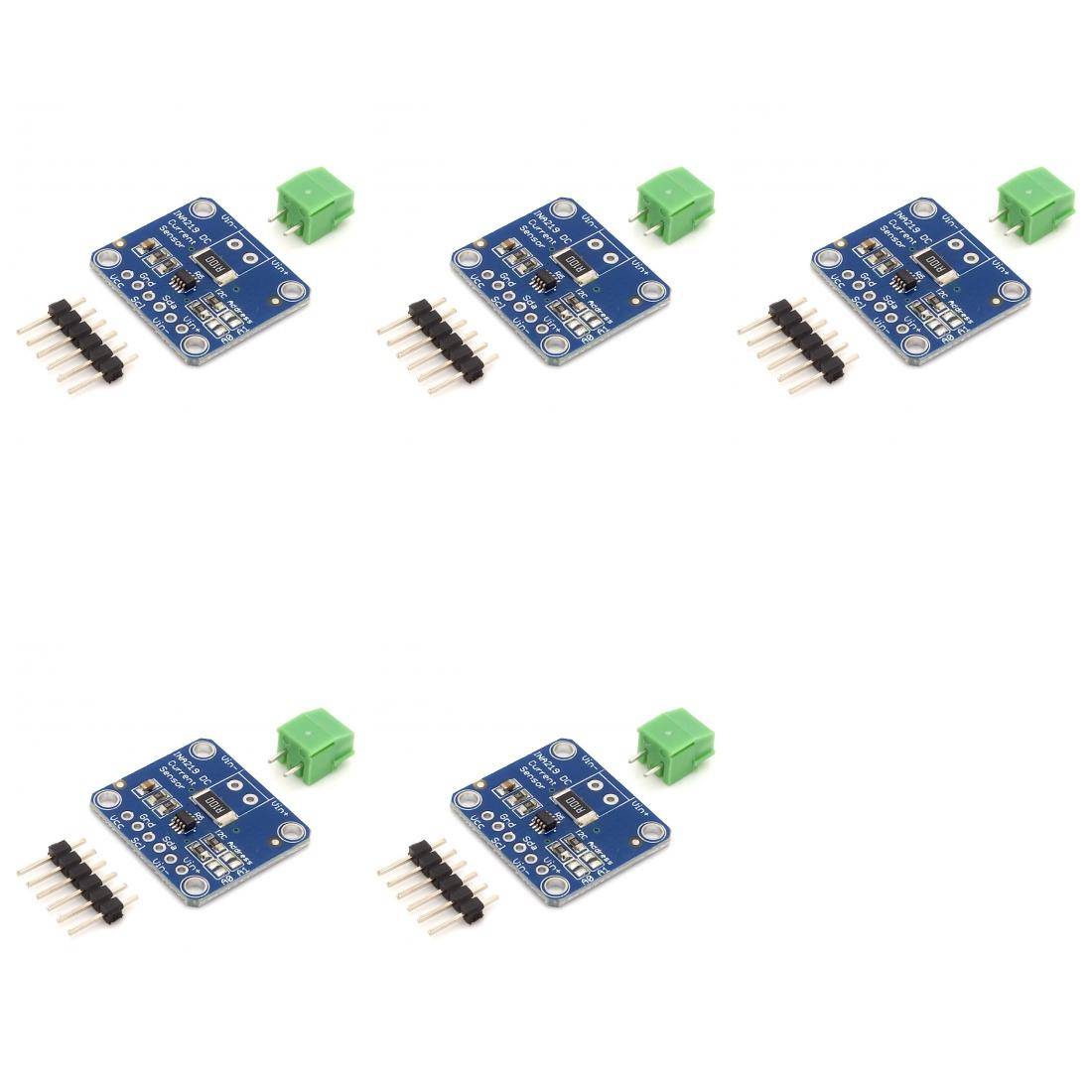 5 x INA219 Stromsensor mit Breakoutboard