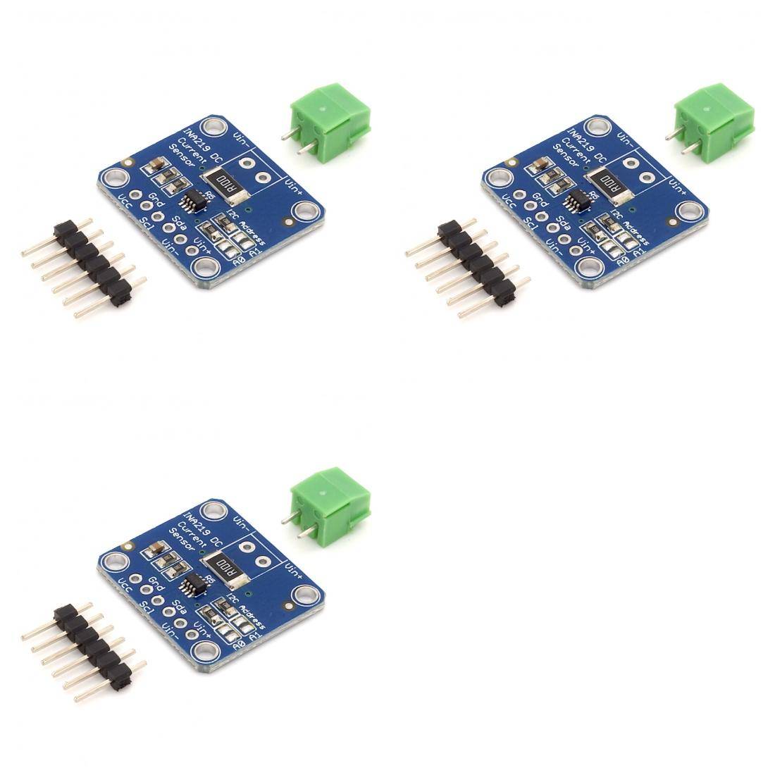 3 x INA219 Stromsensor mit Breakoutboard