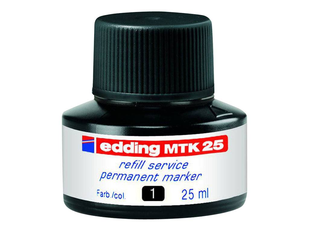 edding MTK 25 - Tinte - permanent - Schwarz