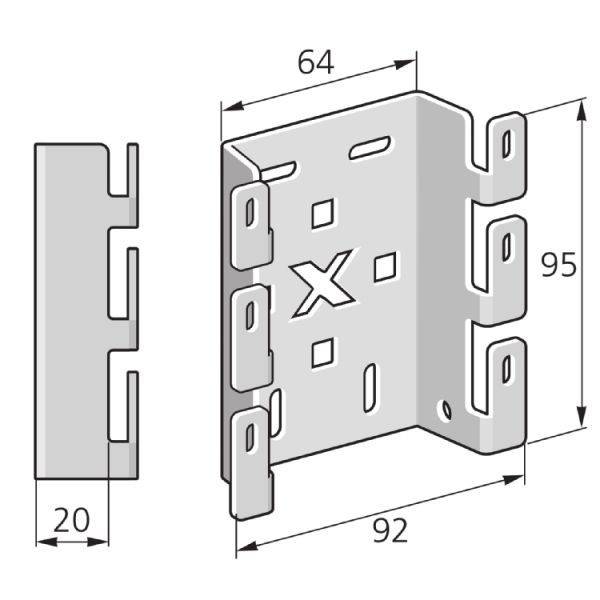 12 Stk. Pflitsch Wandkonsole GK WK X10 S