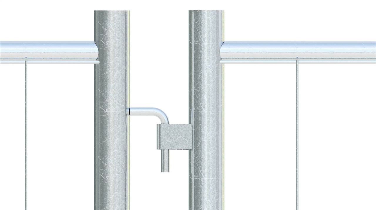 Schake 3B1236H Mobilzaun "Profi" Element mit Haken und Ösen Breite: 3,50 m, Höhe: 1,20 m