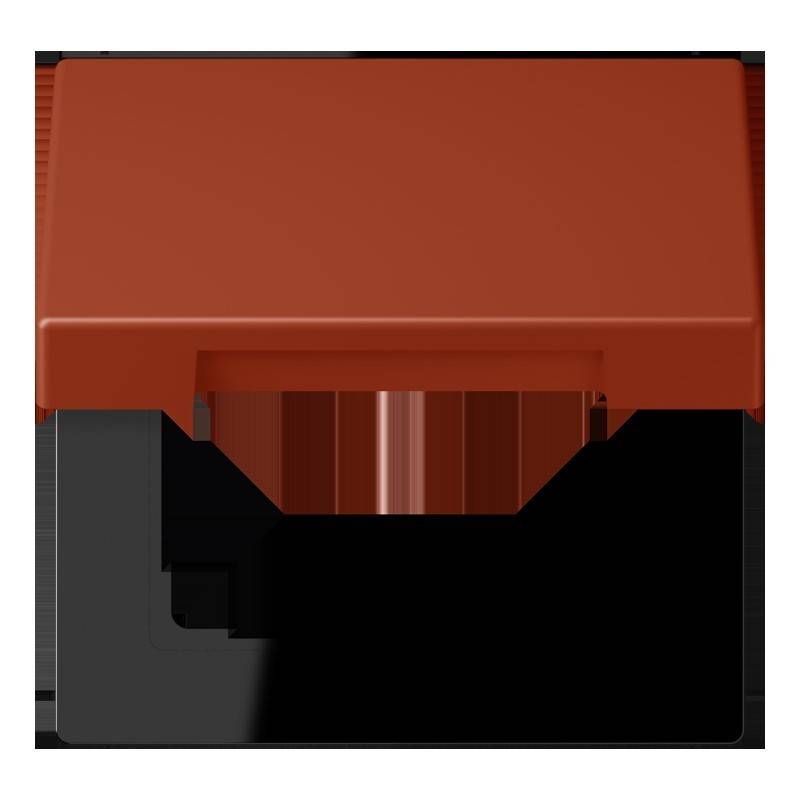 Eine schwarze Diskette mit einem roten Plastikschuber, von oben betrachtet, wobei ihre quadratische Form und Datenspeicherfunktion hervorgehoben werden.