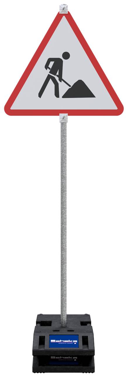 Schake 473_40 Schilderpfosten aus Stahl Ø 60 mm / 76 mm Ø 76 mm Länge: 4000 mm