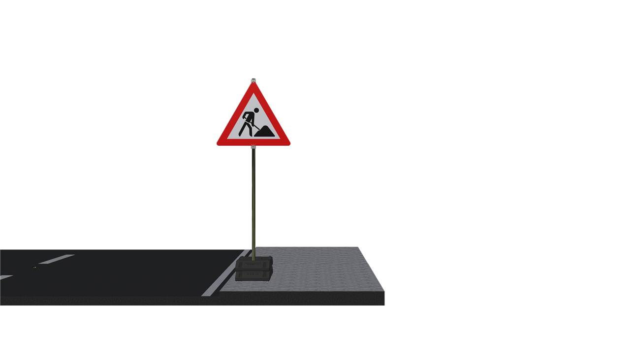 Schake 473_35 Schilderpfosten aus Stahl Ø 60 mm / 76 mm Ø 76 mm Länge: 3500 mm