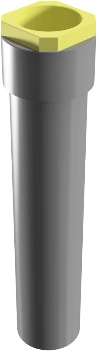 Schake 473_62 Bodenhülse komplett für Ø 76 mm Rohrpfosten, 500 mm lang