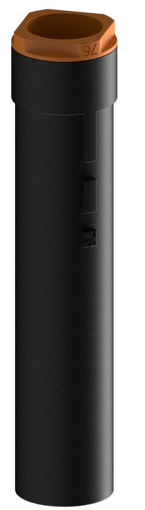 Schake 473_62 Bodenhülse komplett für Ø 76 mm Rohrpfosten, 500 mm lang