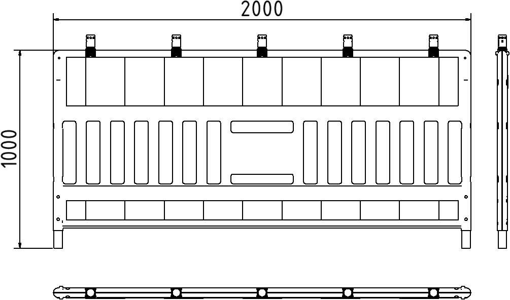 Schake 33620KA Schake EURO3 Absperrschrankengitter Typ ULTRA Folie Typ RA1/A mit vormontierten Lampenadapter rot /