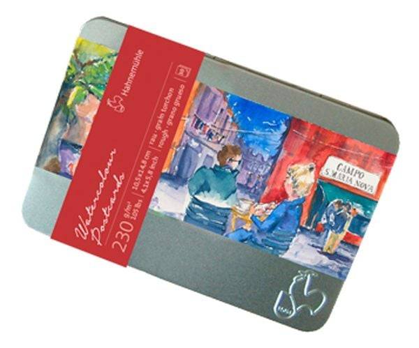 Hahnemühle Papier Aquarellpostkarten, 105 x 148 mm, 230 g/m²