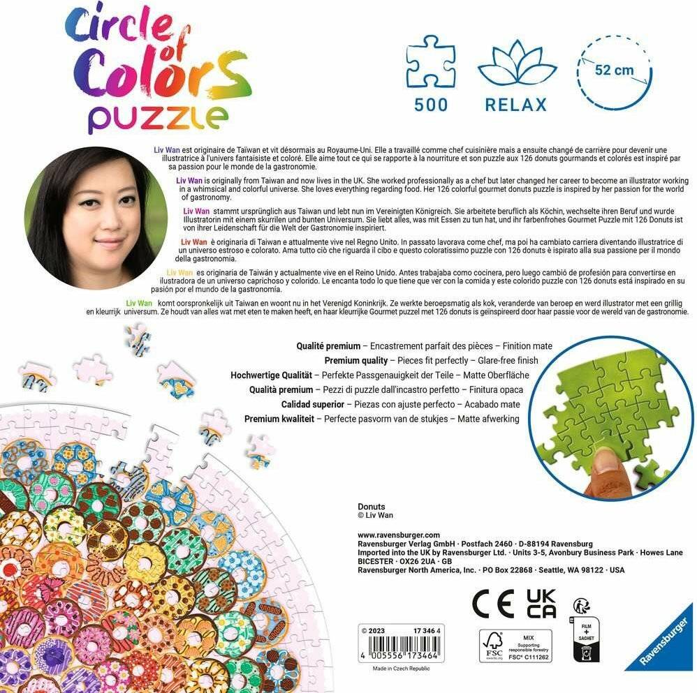 Puzzle Circle of Colors Donuts (Teile: 500)