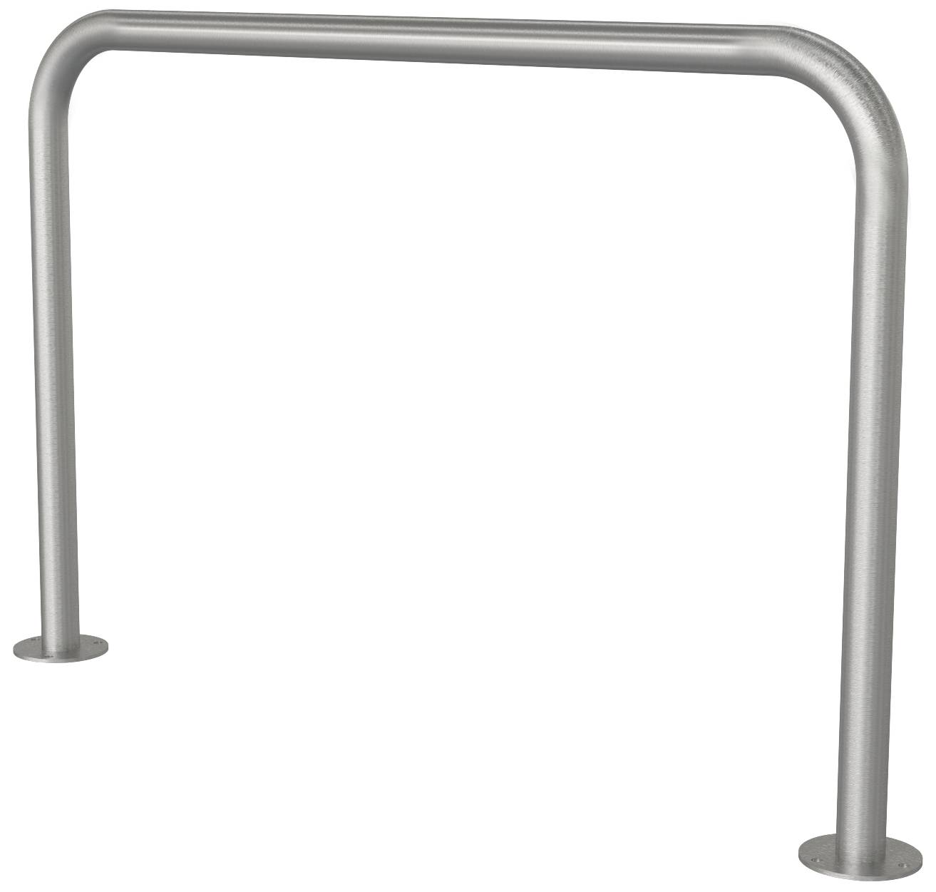 Schake 449_13P Edelstahlbügel Ø 48 mm für Dübelbefestigung ohne Querholm Gesamtbreite 1200 mm