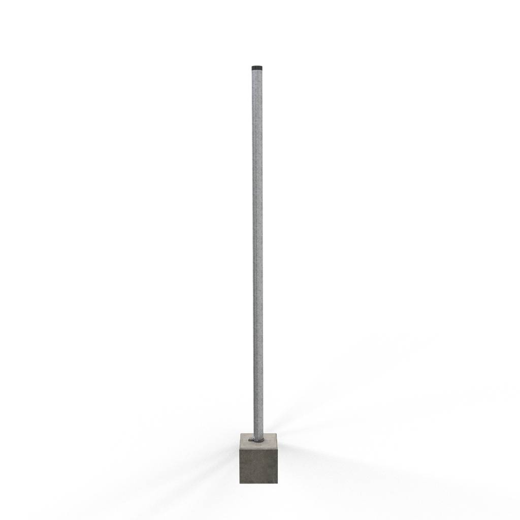 Schake 3F176 Fertigfundament für Schilderpfosten Ø 60 mm / 76 mm für Rohre Ø 76 mm