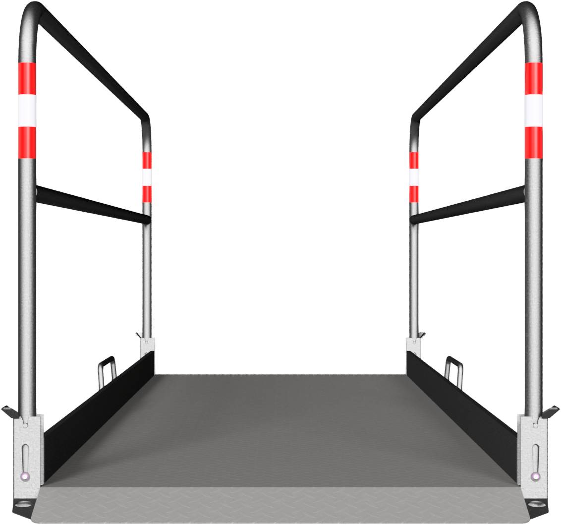 Schake 20283 Grabenbrücke aus Aluminium Aufnahme von 174 Schilder Länge: ca. 3,30 m