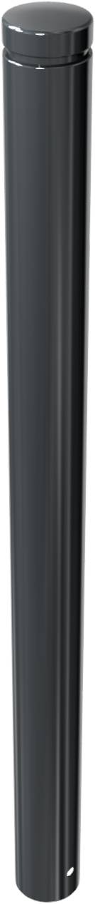 Schake 4092B Stilpoller Stahlrohr Ø 102 mm ortsfest, zum Einbetonieren mit Erdanker, Gesamtlänge ca. 1300 mm