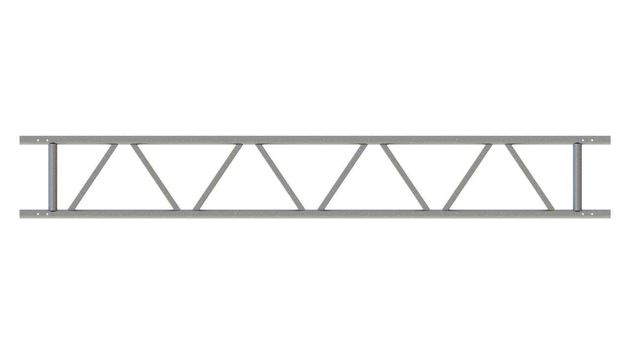 Schake 354216 Gitterträger aus Stahl Länge 4200 mm