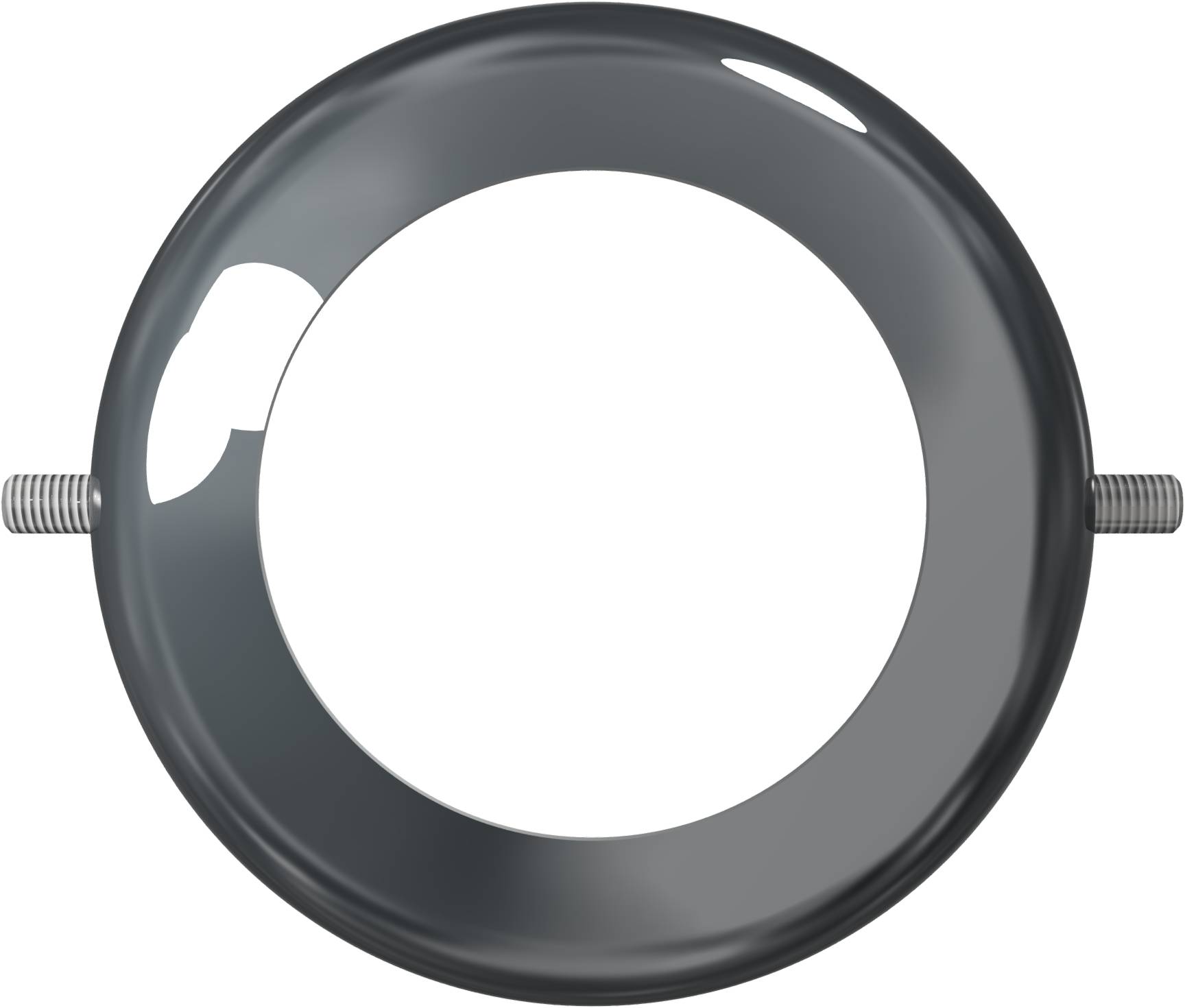 Schake 485RB Bodenrosette für Pfosten Ø 82 mm, zum Anschrauben, verzinkt und beschichtet