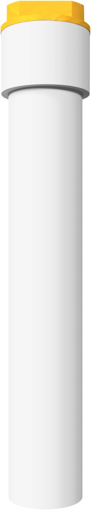 Schake 463_61 Bodenhülse komplett für Ø 60 mm Rohrpfosten, 300 mm lang