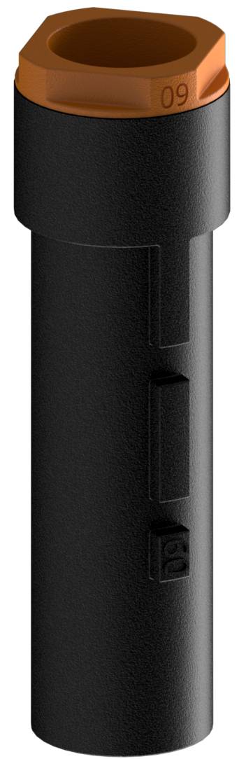 Schake 463_61 Bodenhülse komplett für Ø 60 mm Rohrpfosten, 300 mm lang