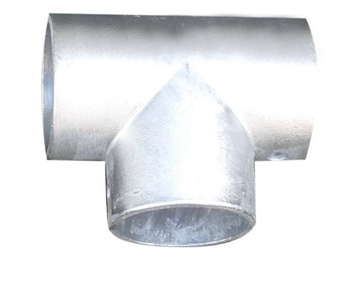 Schake 419_19 Barrieren Stahlrohre und Verbindungsstücke Aluminium-T-Stück