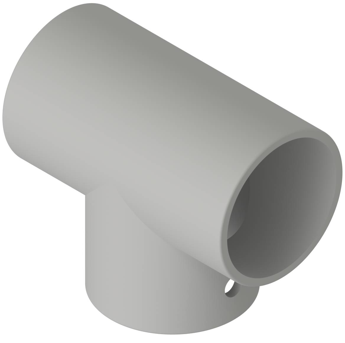 Schake 419_19 Barrieren Stahlrohre und Verbindungsstücke Aluminium-T-Stück