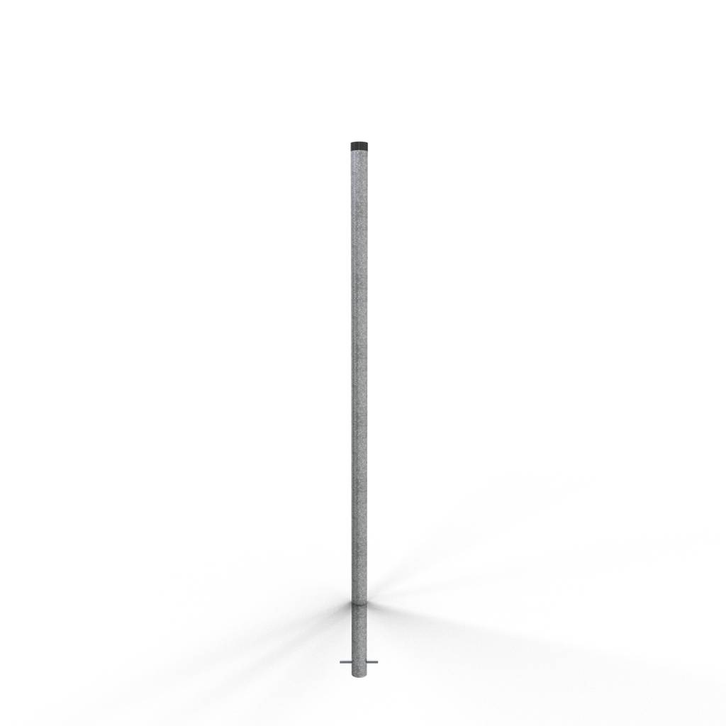 Schake 463_45 Schilderpfosten aus Stahl Ø 60 mm / 76 mm Ø 60 mm Länge: 4500 mm