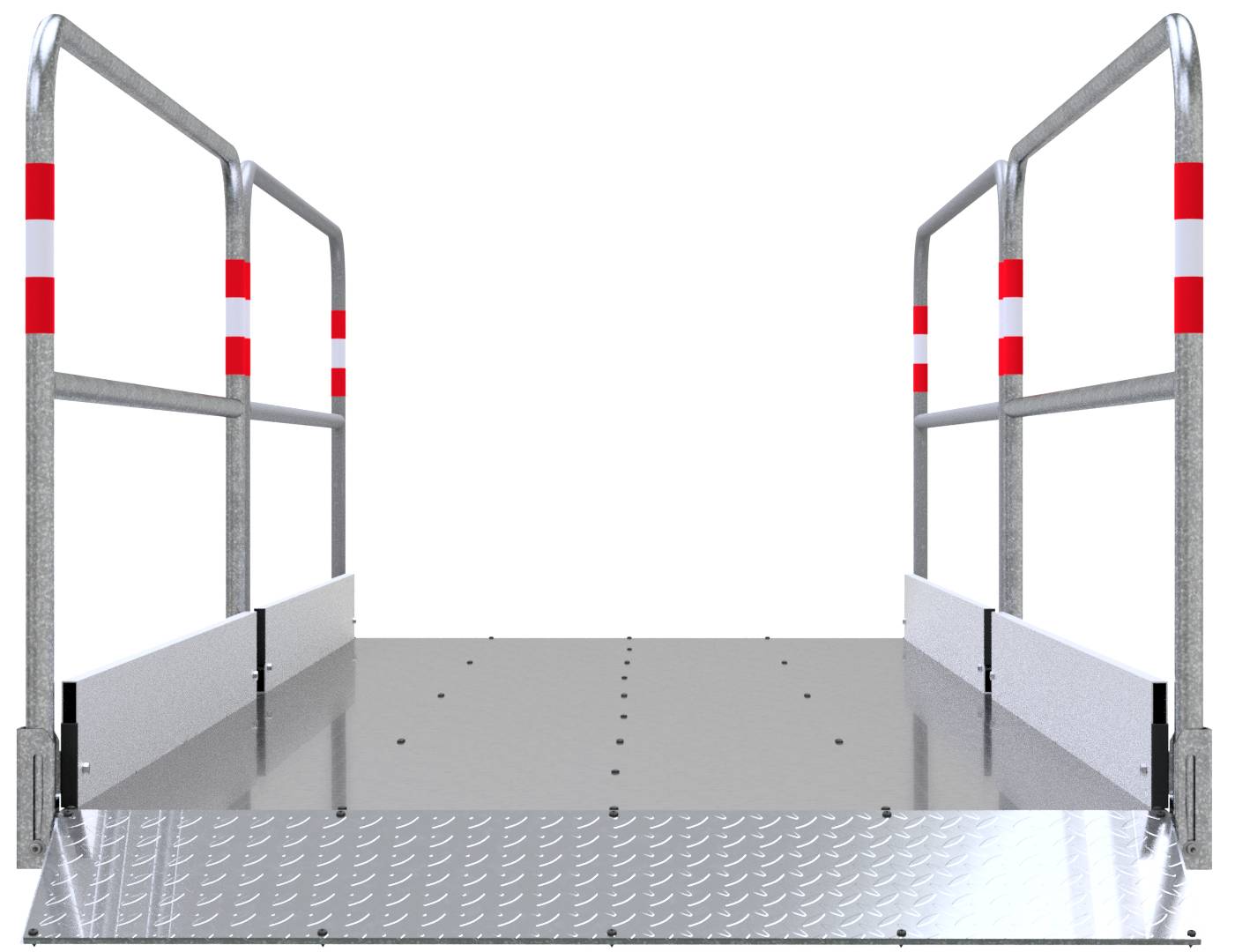 Schake 2027413 Grabenbrücke aus Stahl / Aluminium Breite: 1,30 m, Länge: 4,50 m