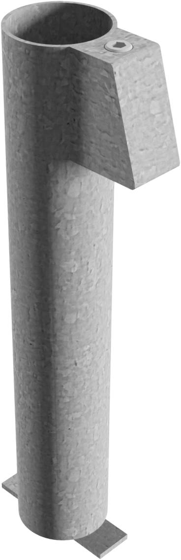 Schake 463_41 Bodenhülse mit Feststellvorrichtung für Ø 60 / 76 mm Rohrpfosten für Ø 60 mm Rohrpfosten 400 mm lang