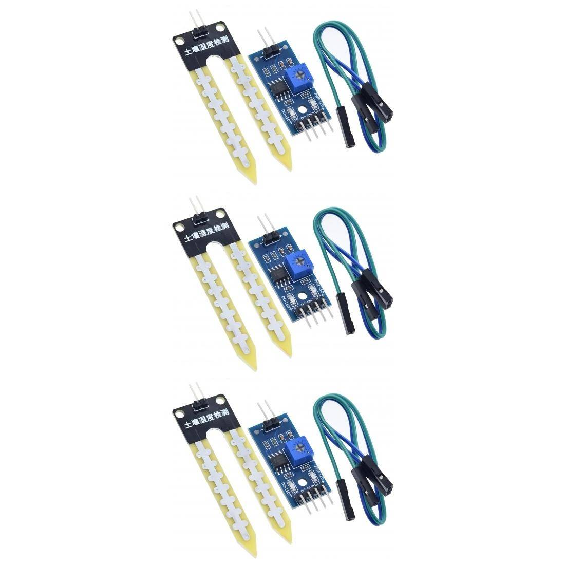 3 x Feuchtigkeitssensor mit digitalem und analogem Ausgang