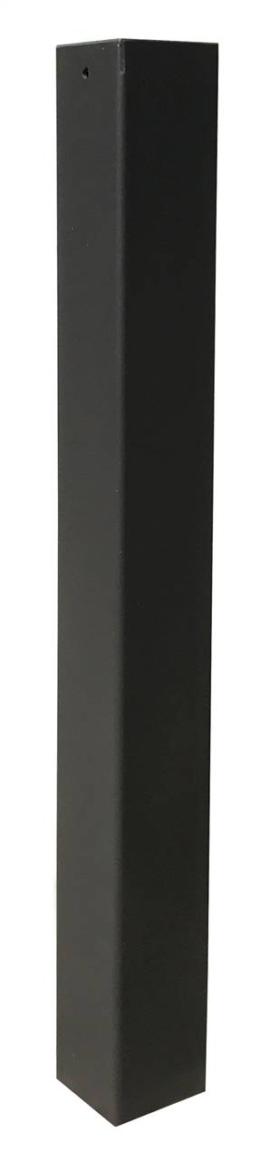 Schake 4071PB Stilpoller Stahlrohr 70 x 70 mm Serie 4071B ortsfest, für Dübelbefestigung<br><br>mit Bodenplatte 100 x 150 mm