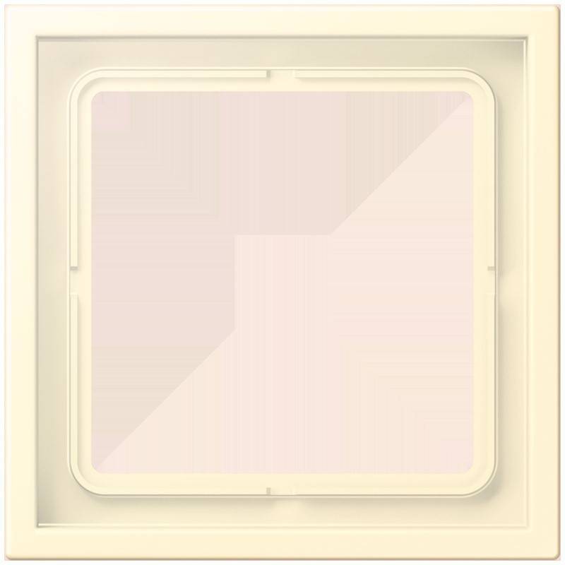 Ein beiger quadratischer LED-Flächenstrahler mit einem schlichten, flachen Design. Ideal zur Bereitstellung einer subtilen, gleichmäßigen Beleuchtung in Innenräumen.